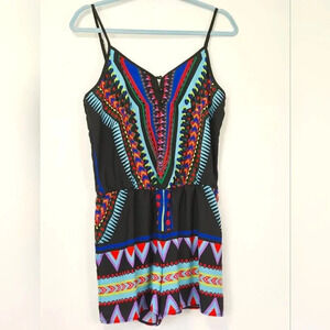 Romper multi color adjustable‎ spaghetti strap